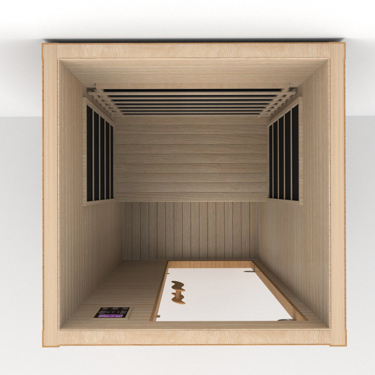 SAUNA EVOLUTION® Low EMF Indoor Wood Sauna With Carbon Panel Far Infrared 16 - Energize Trek