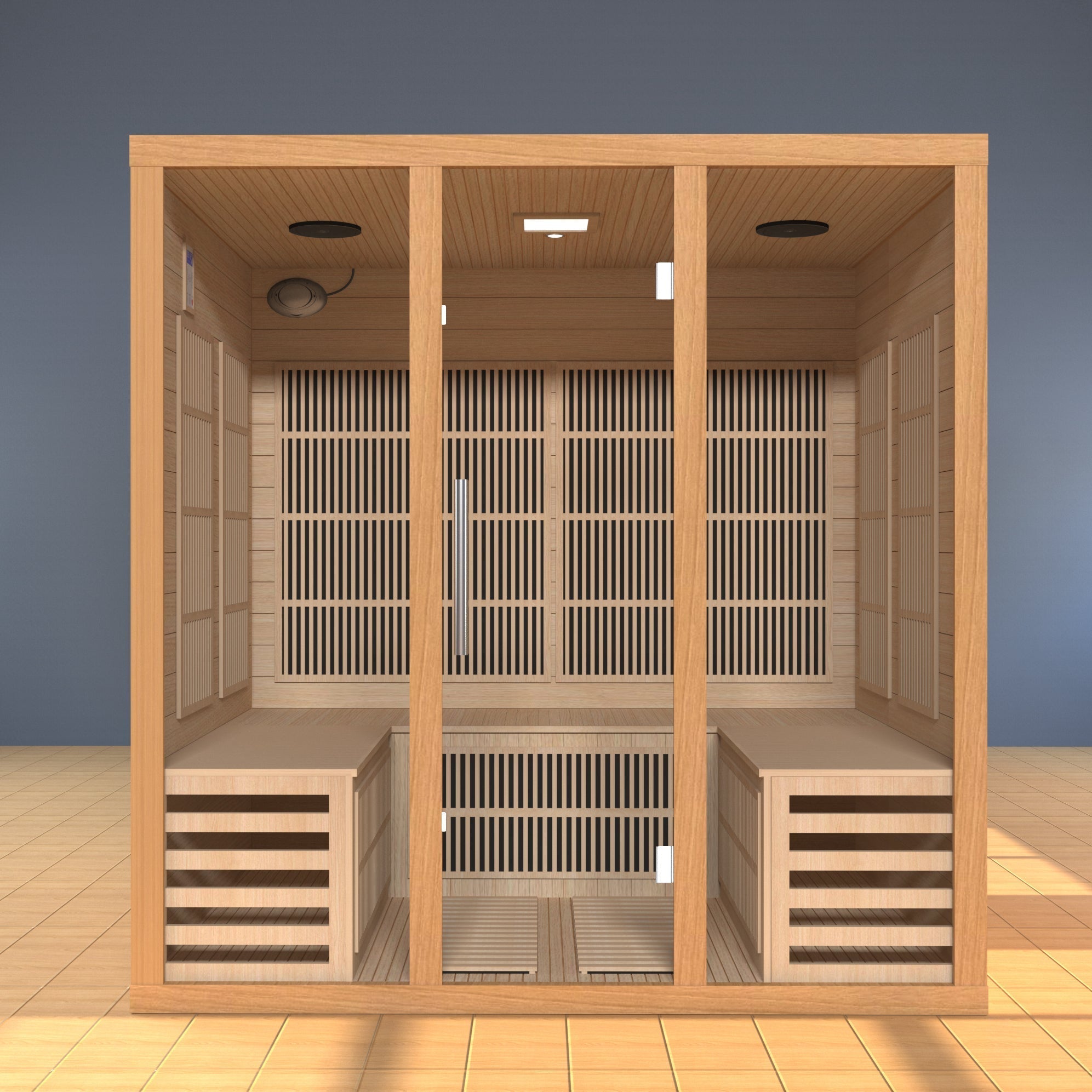 SAUNA EVOLUTION® Indoor Sauna Room With Carbon heaters Far Infrared 13 - Energize Trek