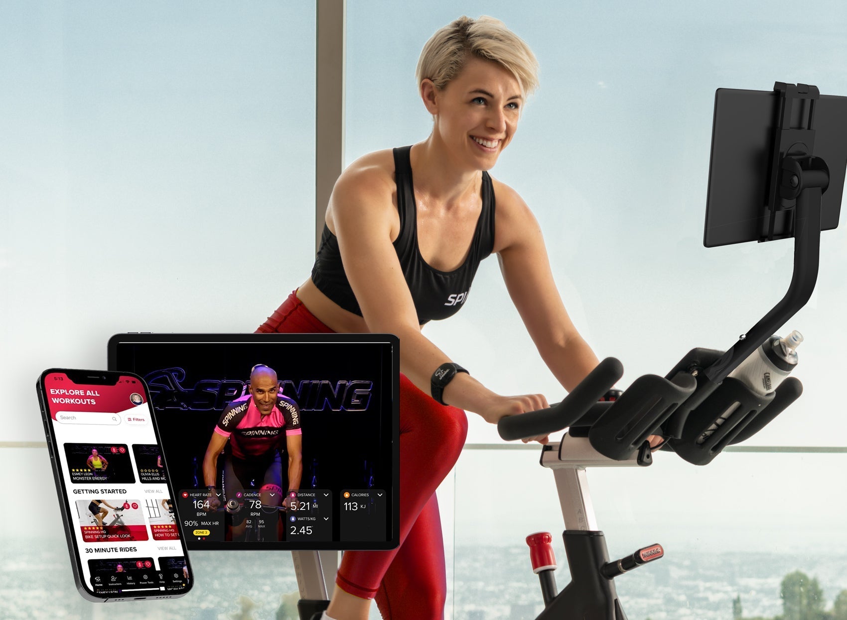 A3 Connected Spinner® Bike - Energize Trek