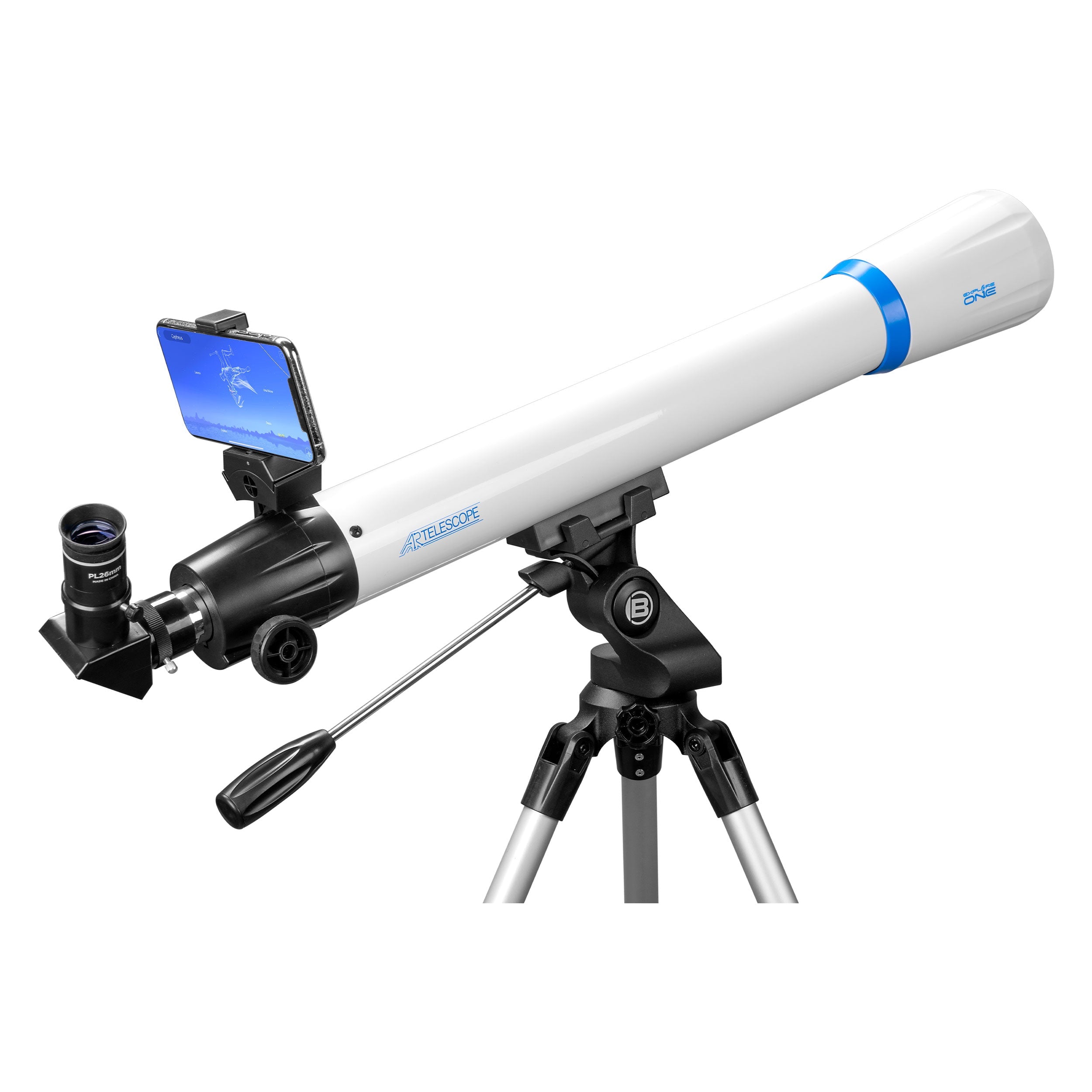 STAR70APP 70mm Refractor Telescope w/ Panhandle Mount and Astronomy APP - Energize Trek