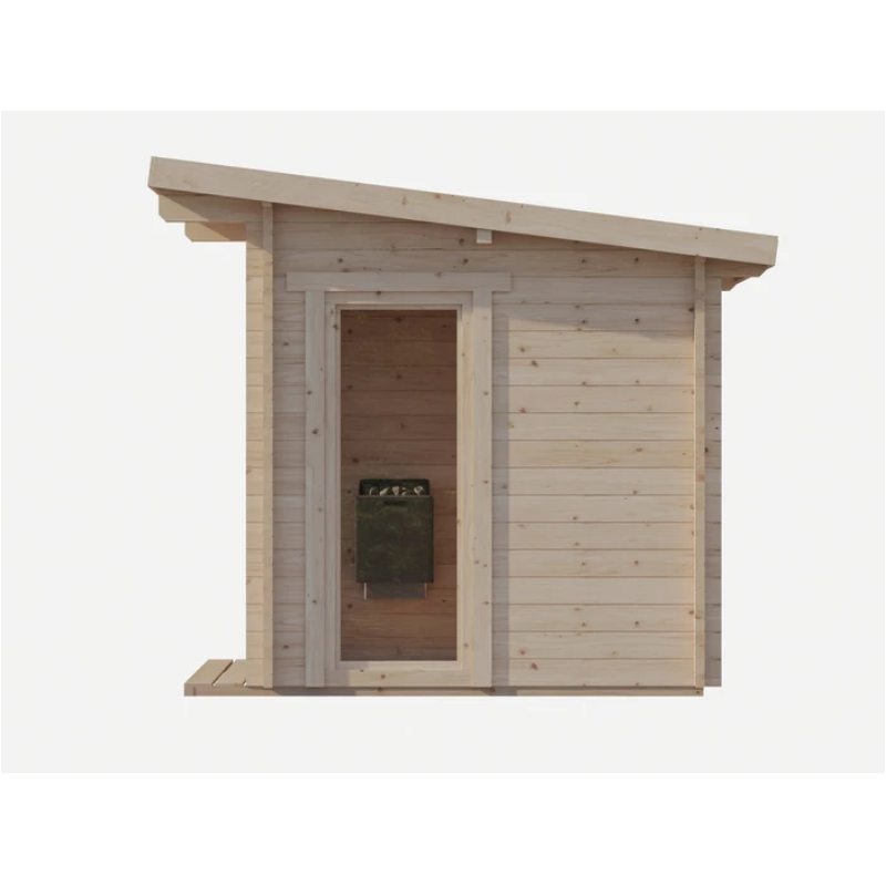 SAUNA EVOLUTION® Garden Series Outdoor Cabin Sauna Fits Up to 6 People Cabin 05 - Energize Trek