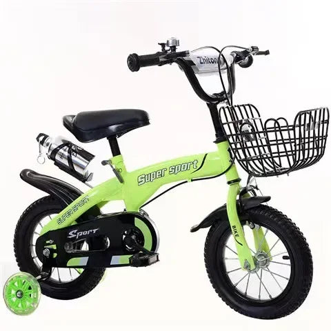 Children's Bicycles for Boys Aged 3-10 Years Old Children Girls Children's Bicycles with Flashing Auxiliary Wheels - Energize Trek