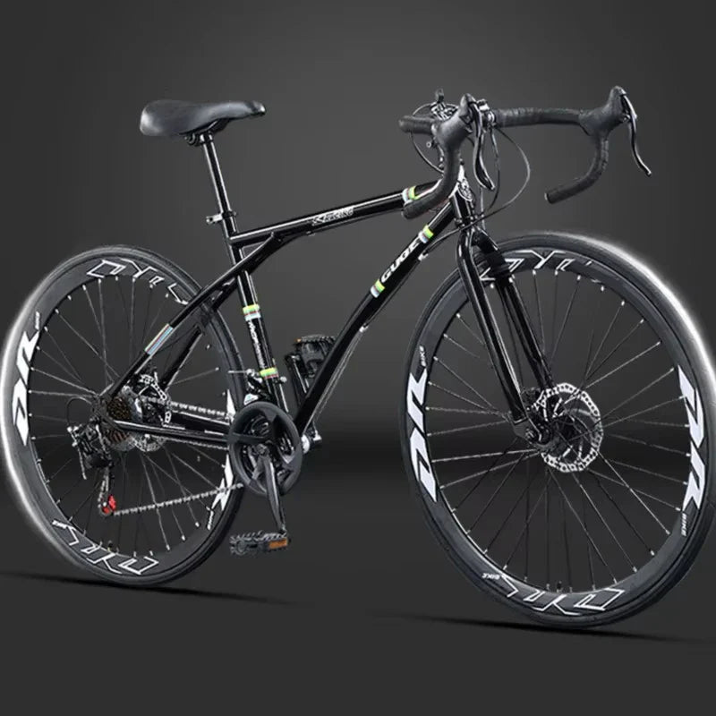 2025 New Road Bike 7/24 Speed Corner Handle Road Racing Bicycle Dual Disc Brake Lightweight Outdoor bicicleta Adult Teenagers - Energize Trek