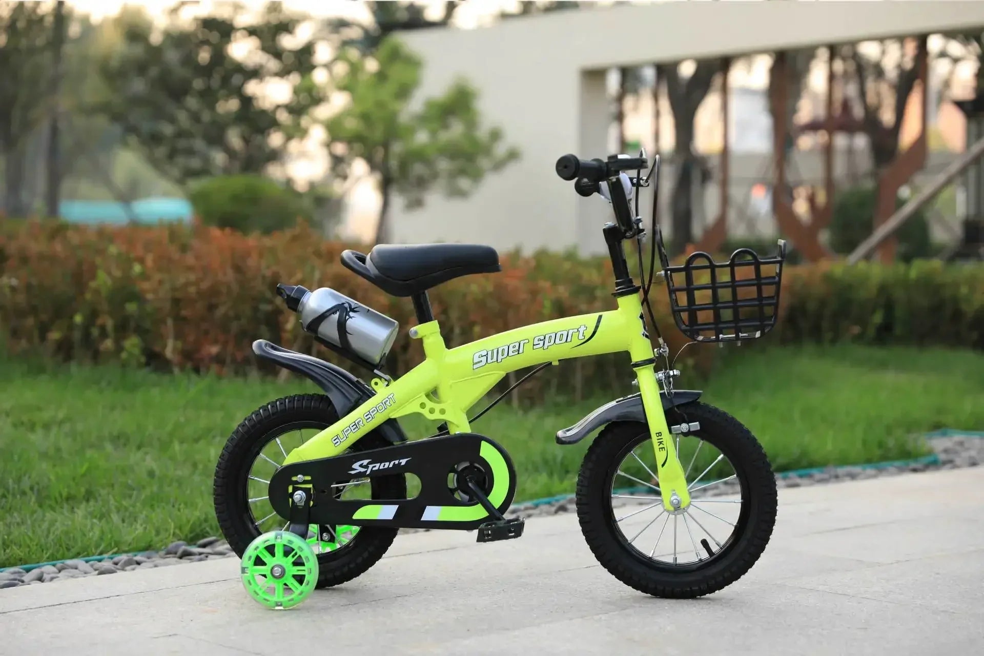 Children's Bicycles for Boys Aged 3-10 Years Old Children Girls Children's Bicycles with Flashing Auxiliary Wheels - Energize Trek