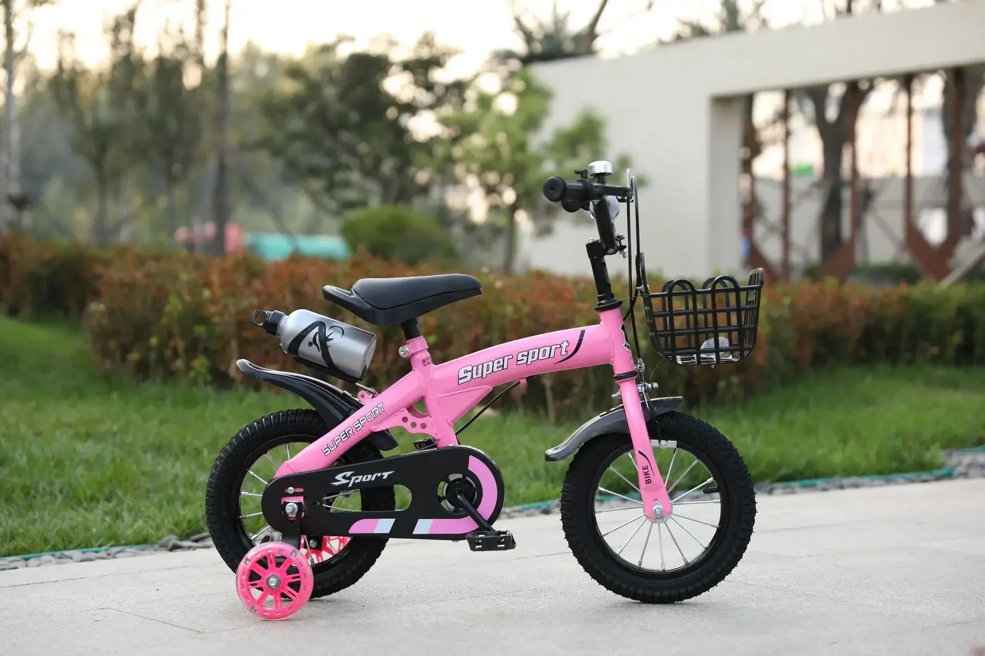 Children's Bicycles for Boys Aged 3-10 Years Old Children Girls Children's Bicycles with Flashing Auxiliary Wheels - Energize Trek