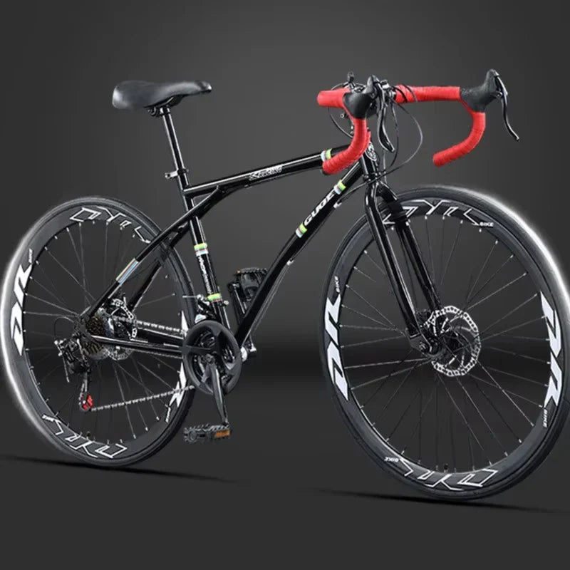 2025 New Road Bike 7/24 Speed Corner Handle Road Racing Bicycle Dual Disc Brake Lightweight Outdoor bicicleta Adult Teenagers - Energize Trek