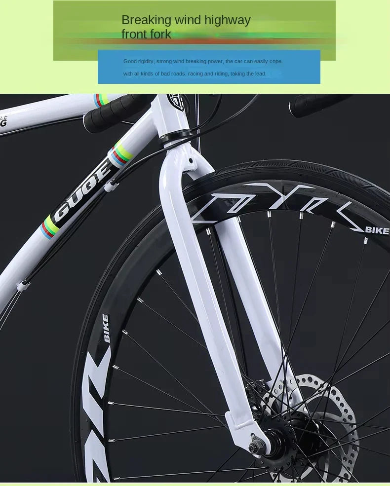 2025 New Road Bike 7/24 Speed Corner Handle Road Racing Bicycle Dual Disc Brake Lightweight Outdoor bicicleta Adult Teenagers - Energize Trek