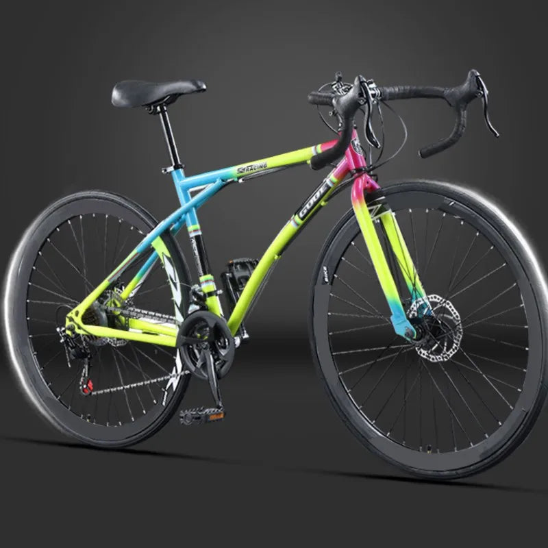 2025 New Road Bike 7/24 Speed Corner Handle Road Racing Bicycle Dual Disc Brake Lightweight Outdoor bicicleta Adult Teenagers - Energize Trek