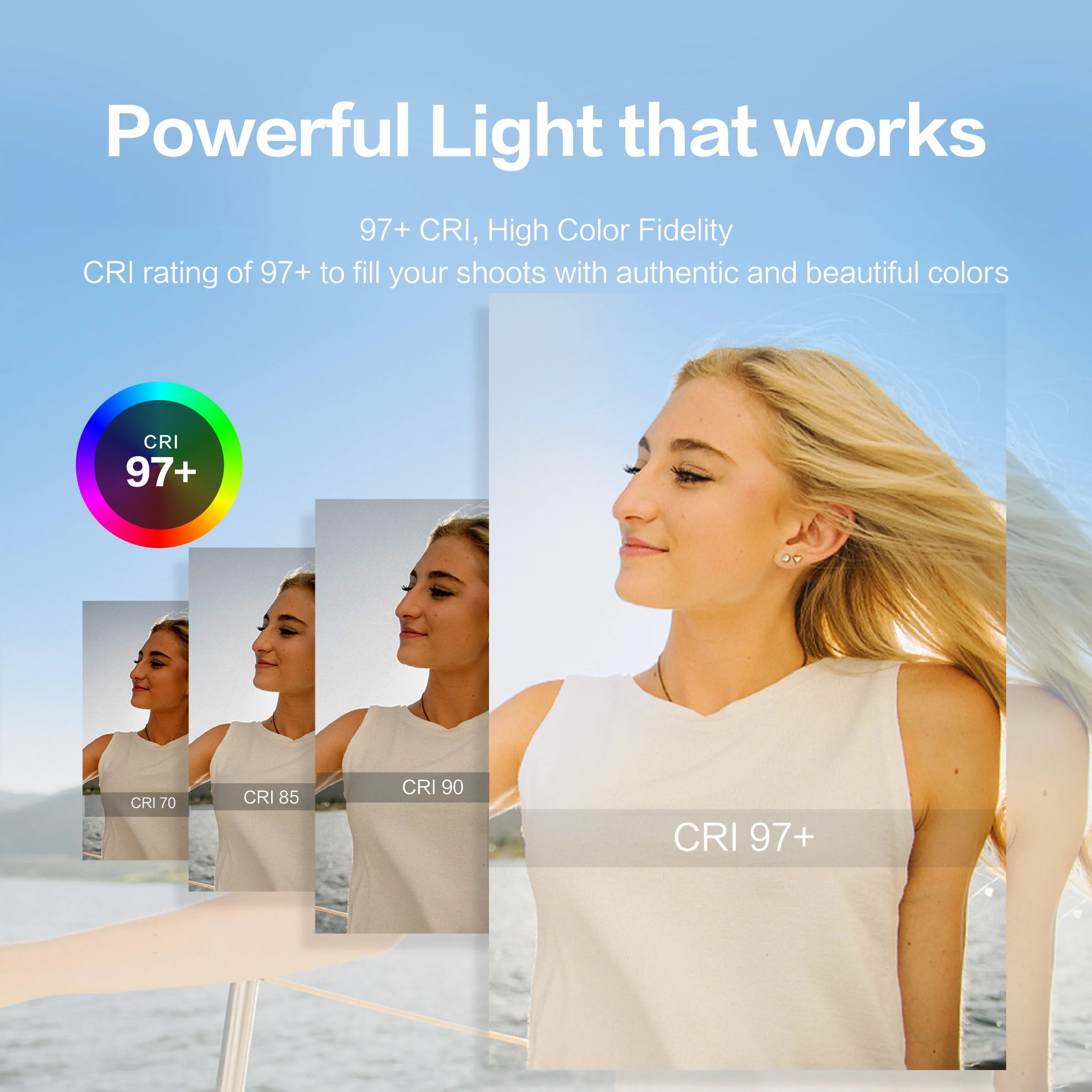 COLBOR CL60R LED Photography Light - Portable & RGB - Energize Trek