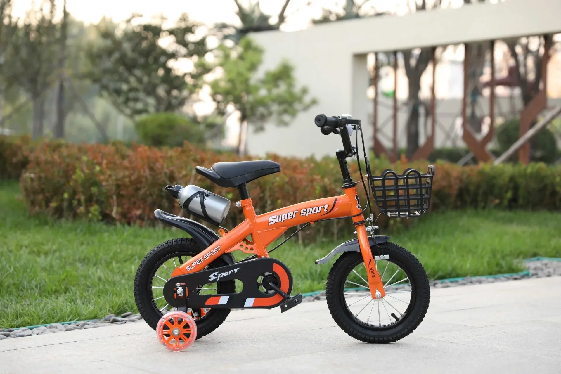 Children's Bicycles for Boys Aged 3-10 Years Old Children Girls Children's Bicycles with Flashing Auxiliary Wheels - Energize Trek