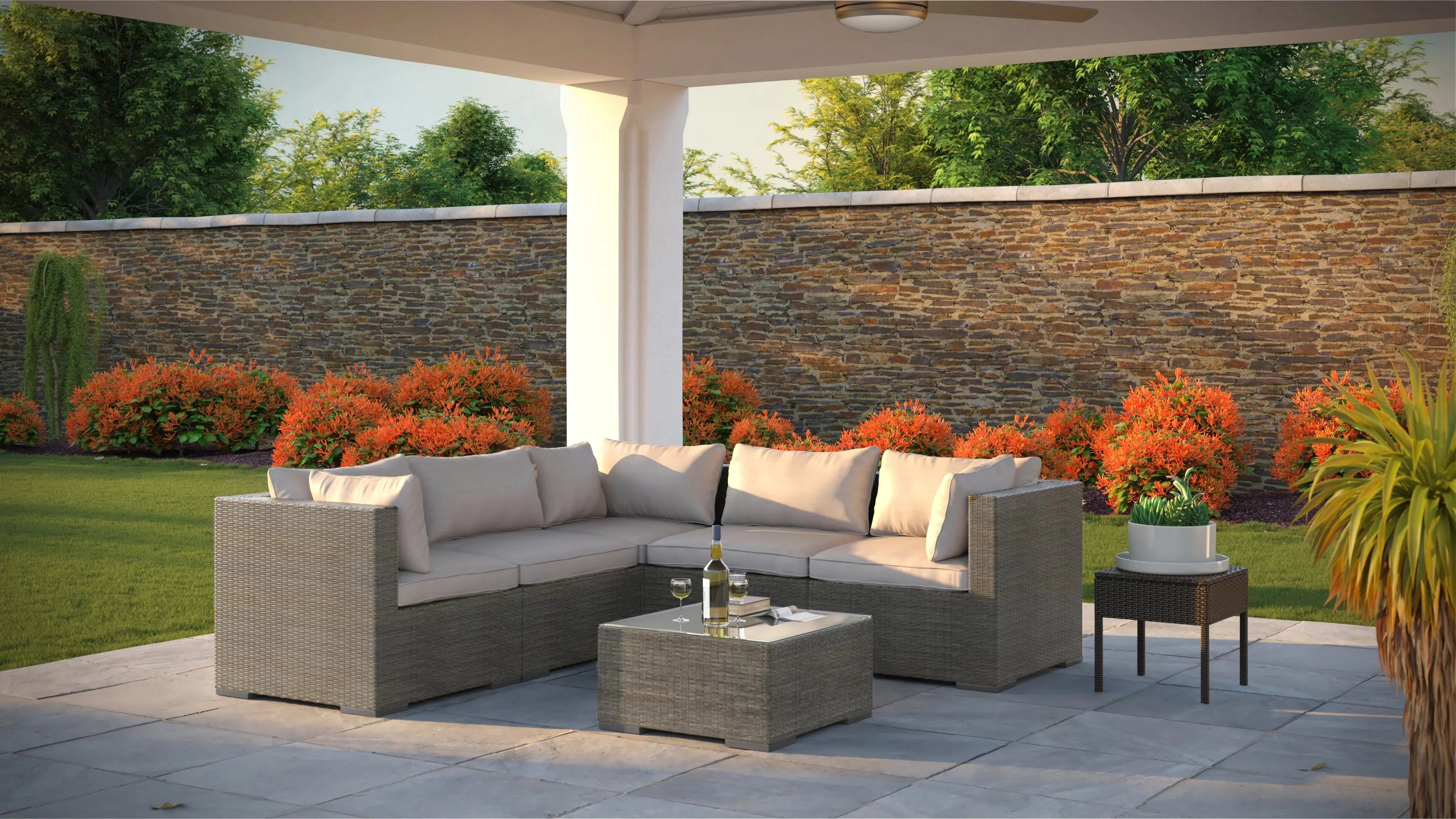 Sino Wicker Sofa Set - Energize Trek