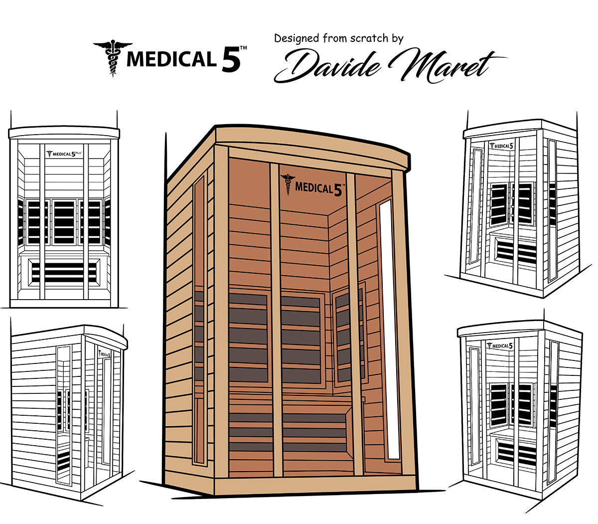 3 Person Home Infrared Sauna | Medical 5™ - Energize Trek