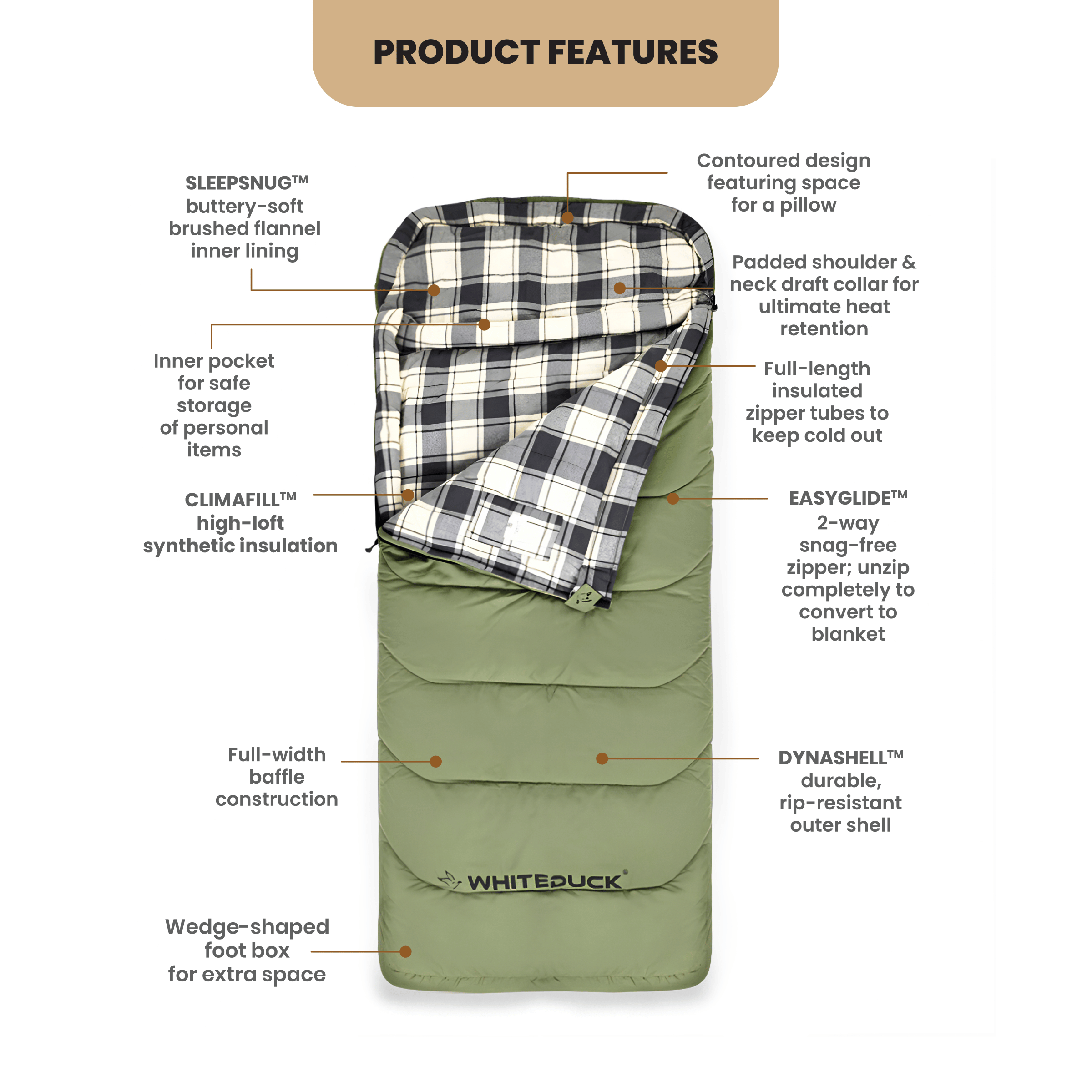 Slumbernest™ Sleeping bag - Energize Trek