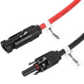 Solar Extension Cable with Extra Free Connectors(xx FT Red+xx FT Black)