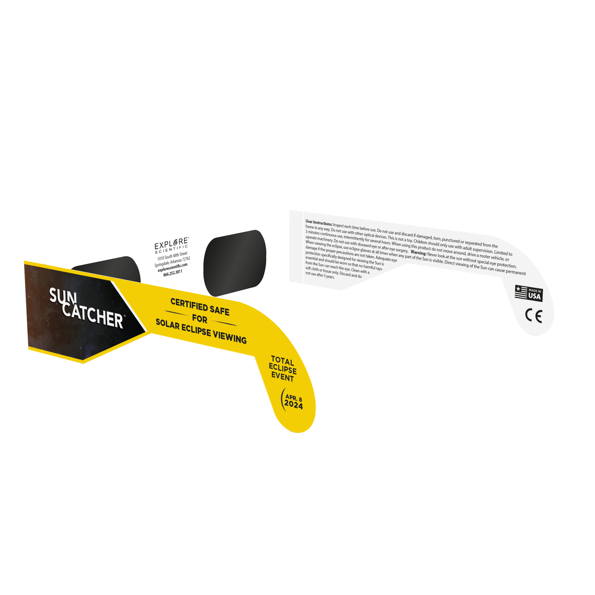 Sun Catcher Solar Eclipse Glasses (4-Pack Assortment)