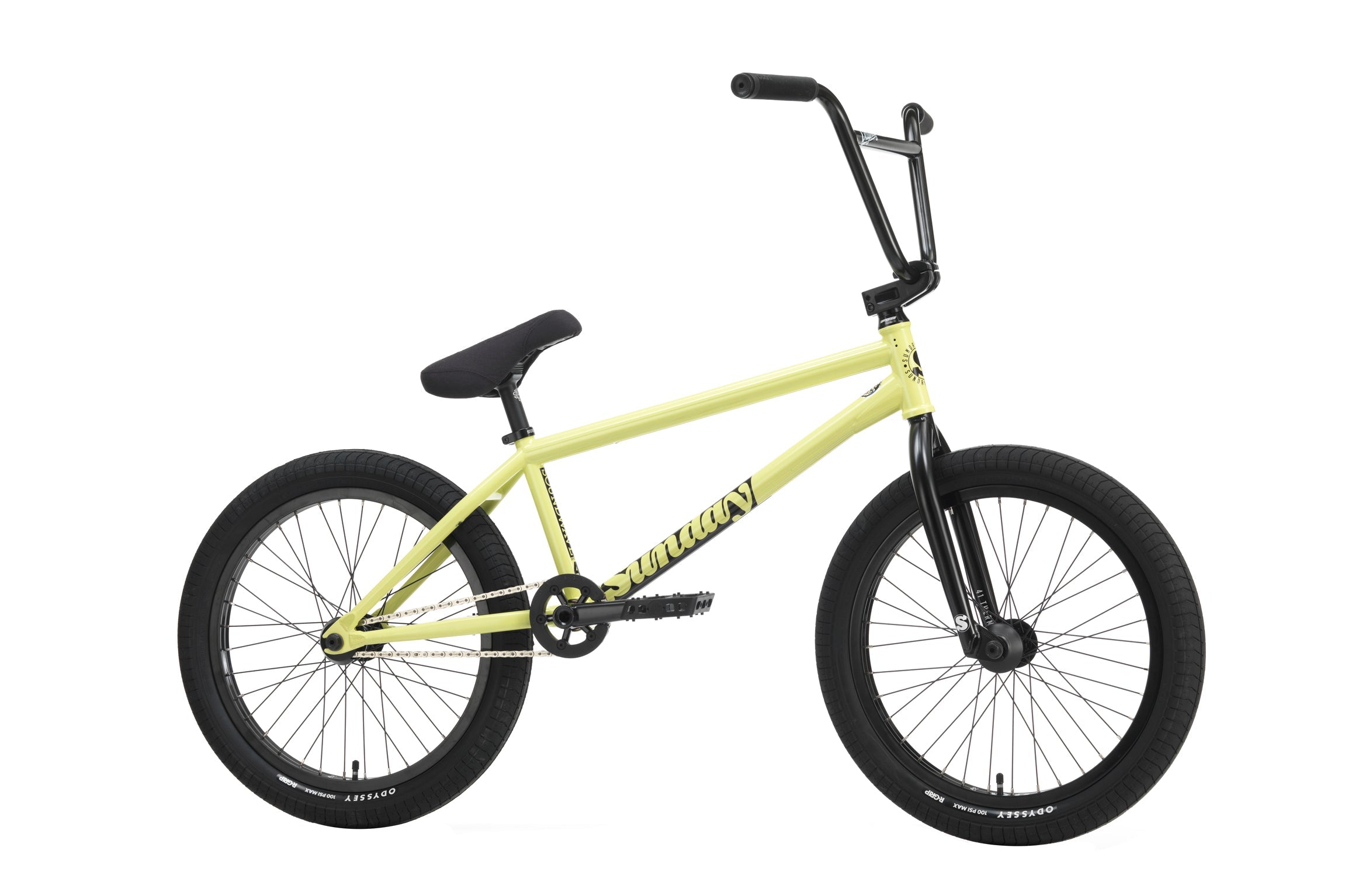Sunday Soundwave Special (FC) 21″ Complete BMX Bike - Gloss Notepad Yellow (LHD) - Energize Trek