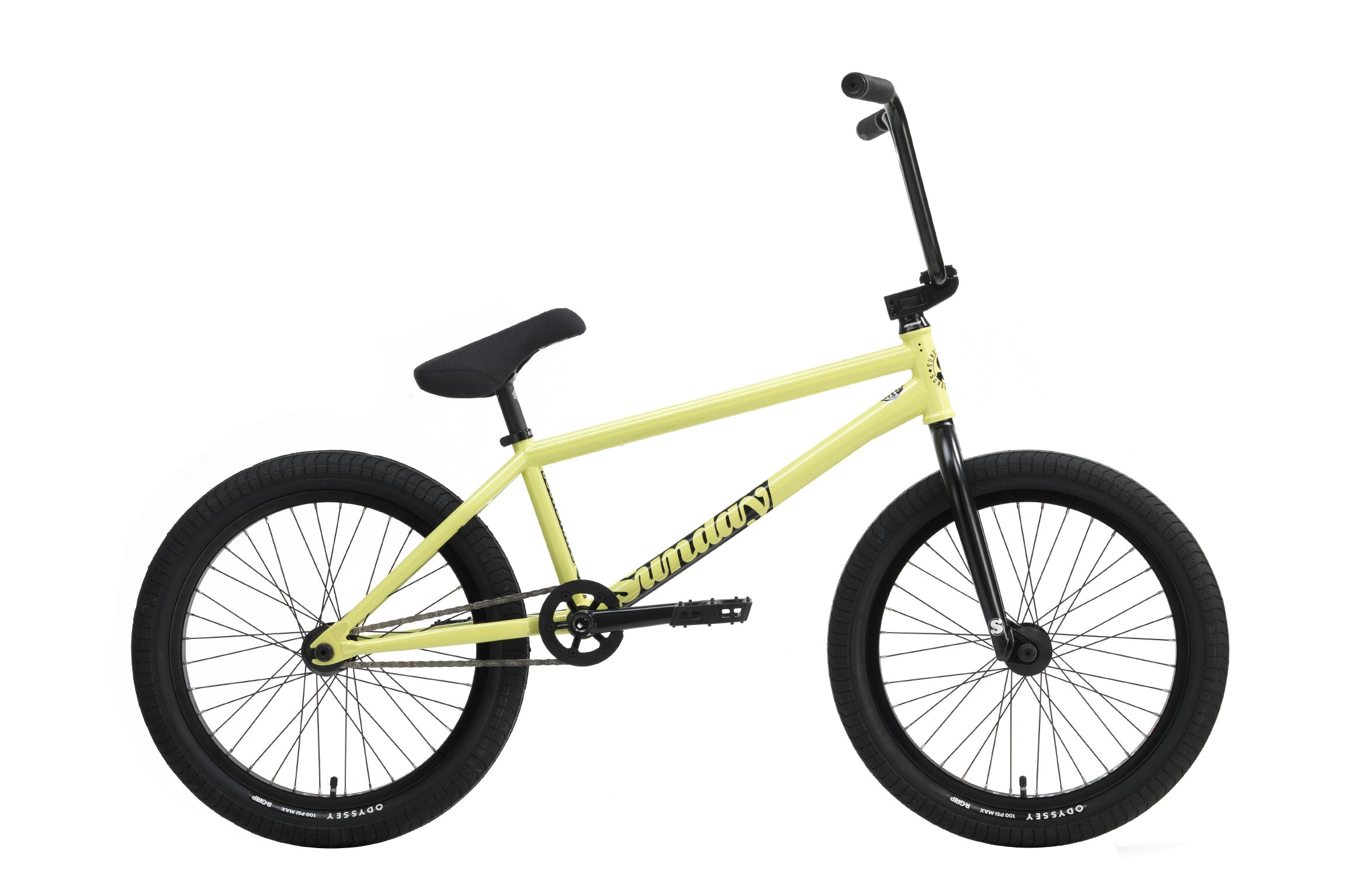 Sunday Soundwave Special (FC) 21″ Complete BMX Bike - Gloss Notepad Yellow (LHD) - Energize Trek