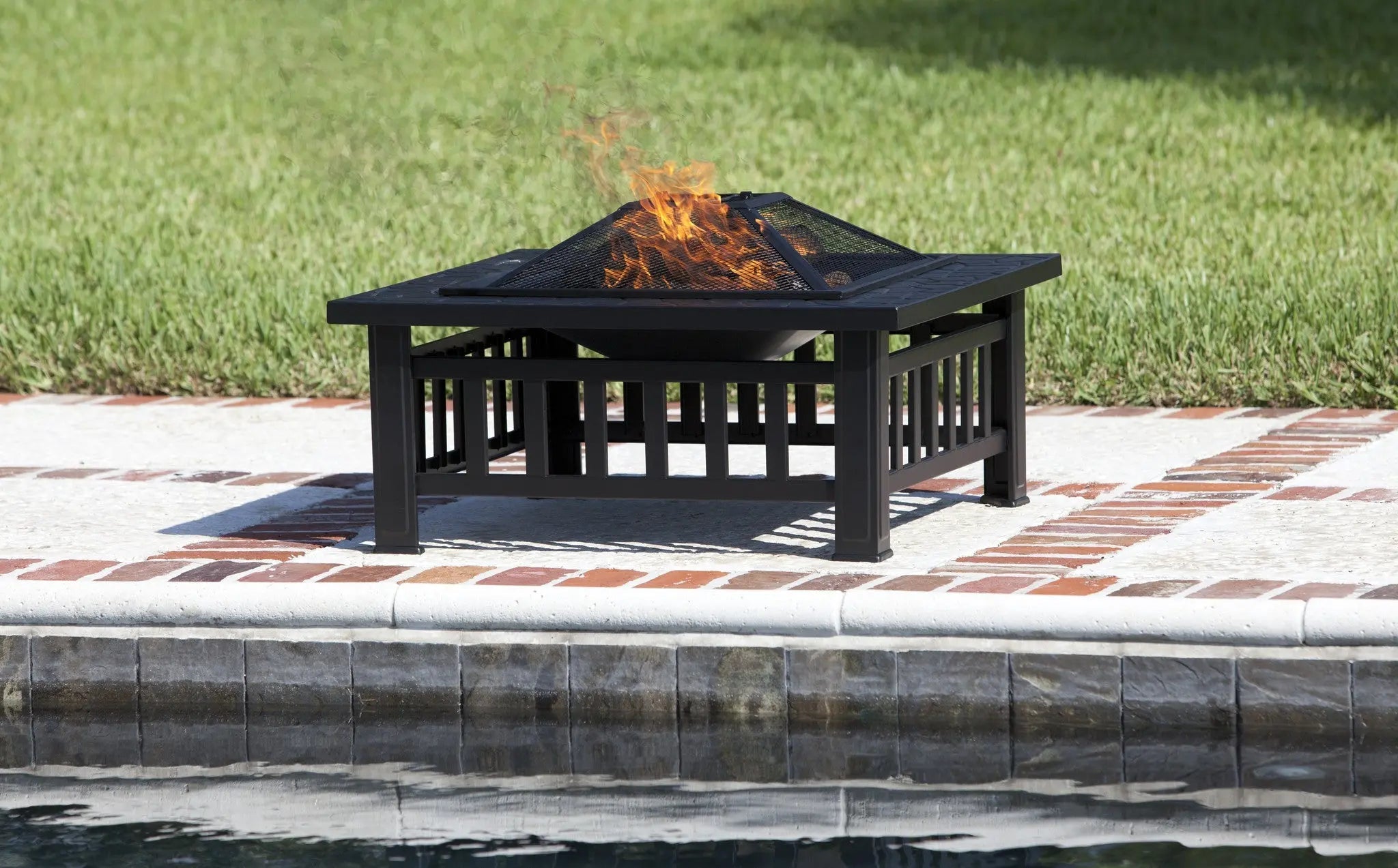 Stonemont Square Fire Pit - Energize Trek