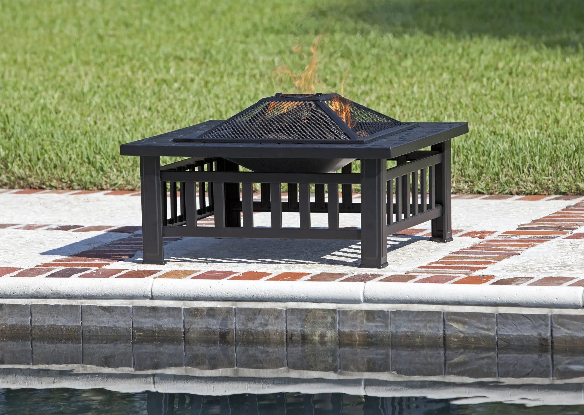 Stonemont Square Fire Pit - Energize Trek