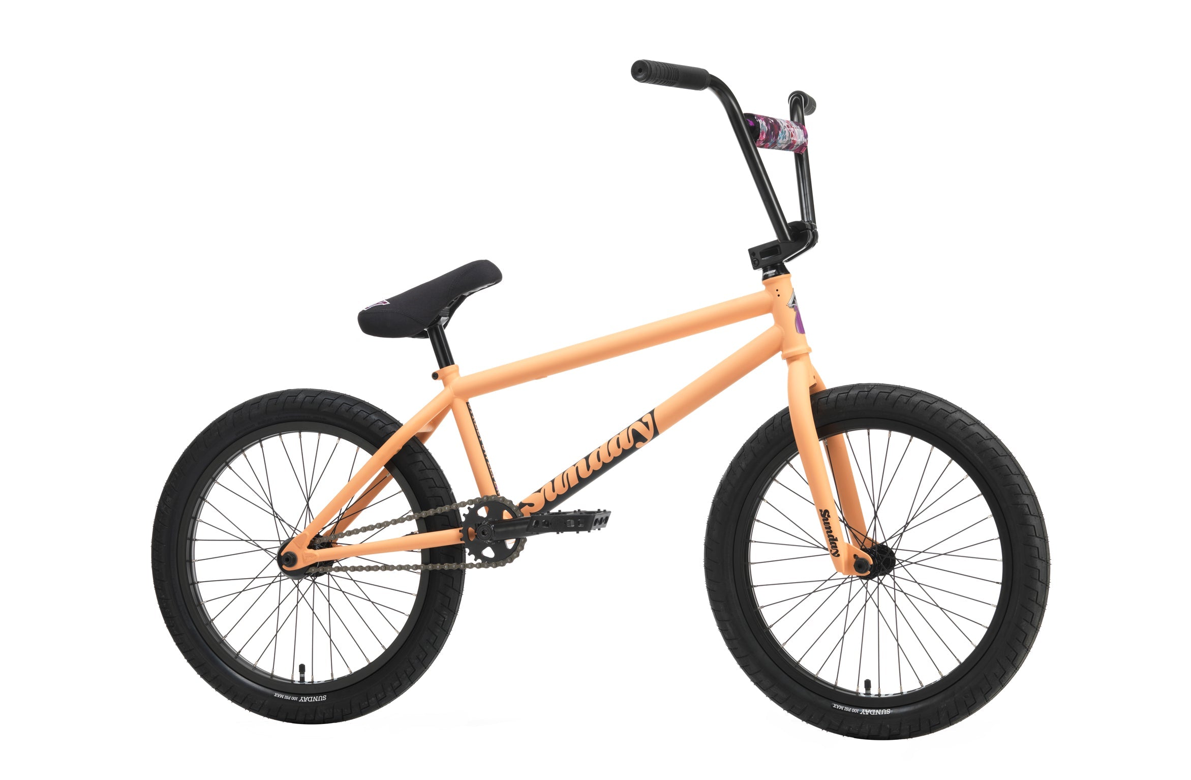 Sunday Street Sweeper (FC) Jake Seeley Signature 20.75″ Complete BMX Bike - Matte Peach (RHD) - Energize Trek