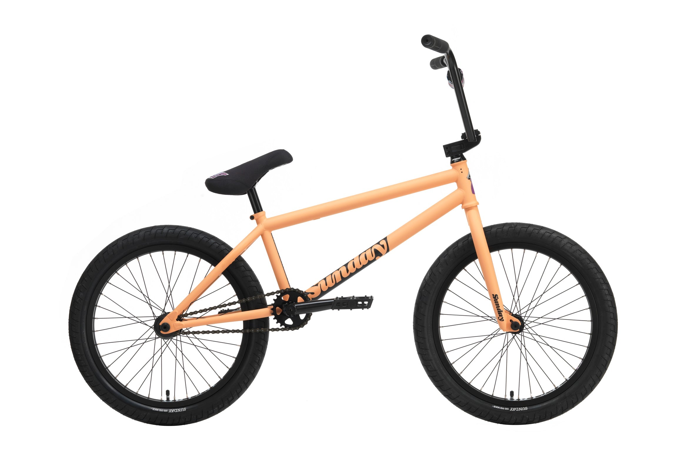 Sunday Street Sweeper (FC) Jake Seeley Signature 20.75″ Complete BMX Bike - Matte Peach (RHD) - Energize Trek