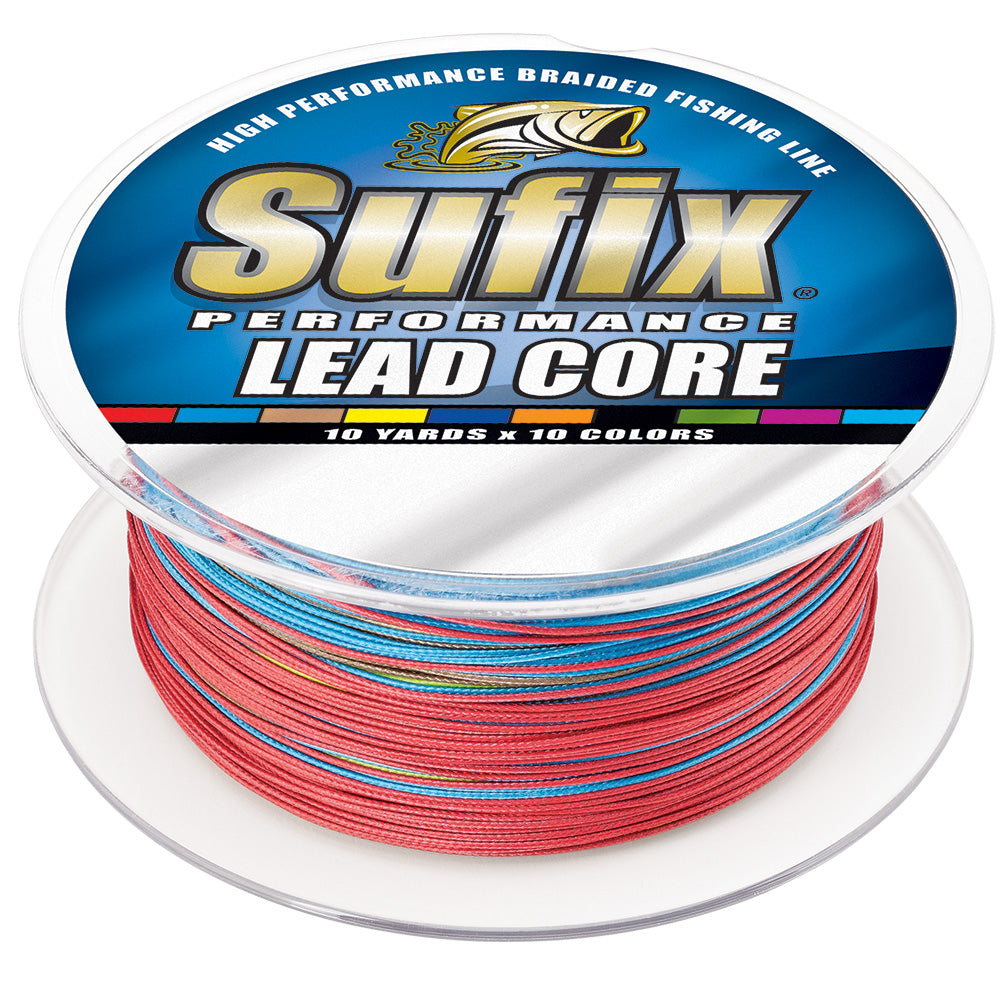 Sufix Performance Lead Core 27lb 10Color Metered 200 yds 668227MC