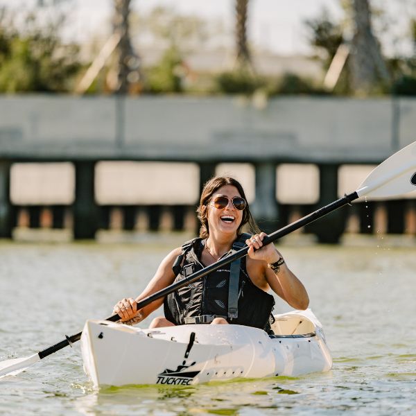 Summer Sale! Tucktec Pro Folding Kayak | Hard-Shell | 2-minute Set-up | Foldable, Portable Kayak - Energize Trek