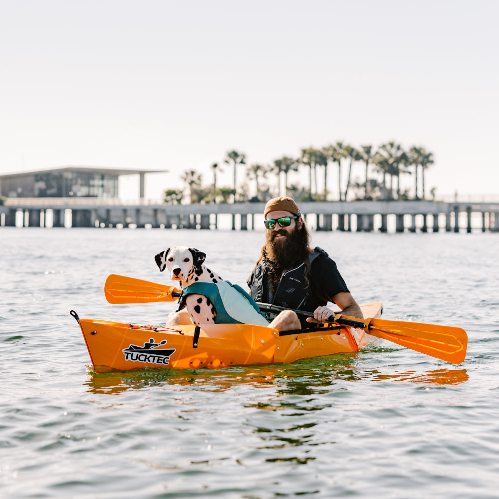 Summer Sale! Tucktec Pro Folding Kayak | Hard-Shell | 2-minute Set-up | Foldable, Portable Kayak - Energize Trek