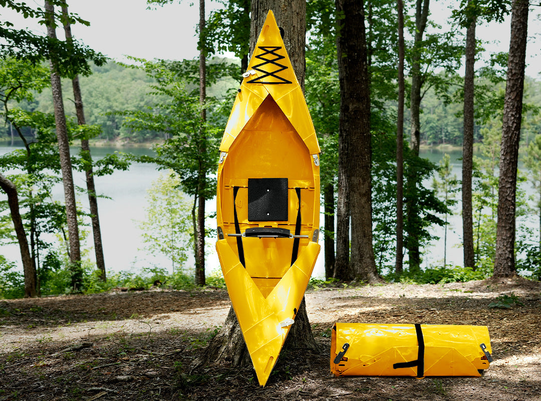 Summer Sale! Tucktec Pro Folding Kayak | Hard-Shell | 2-minute Set-up | Foldable, Portable Kayak - Energize Trek