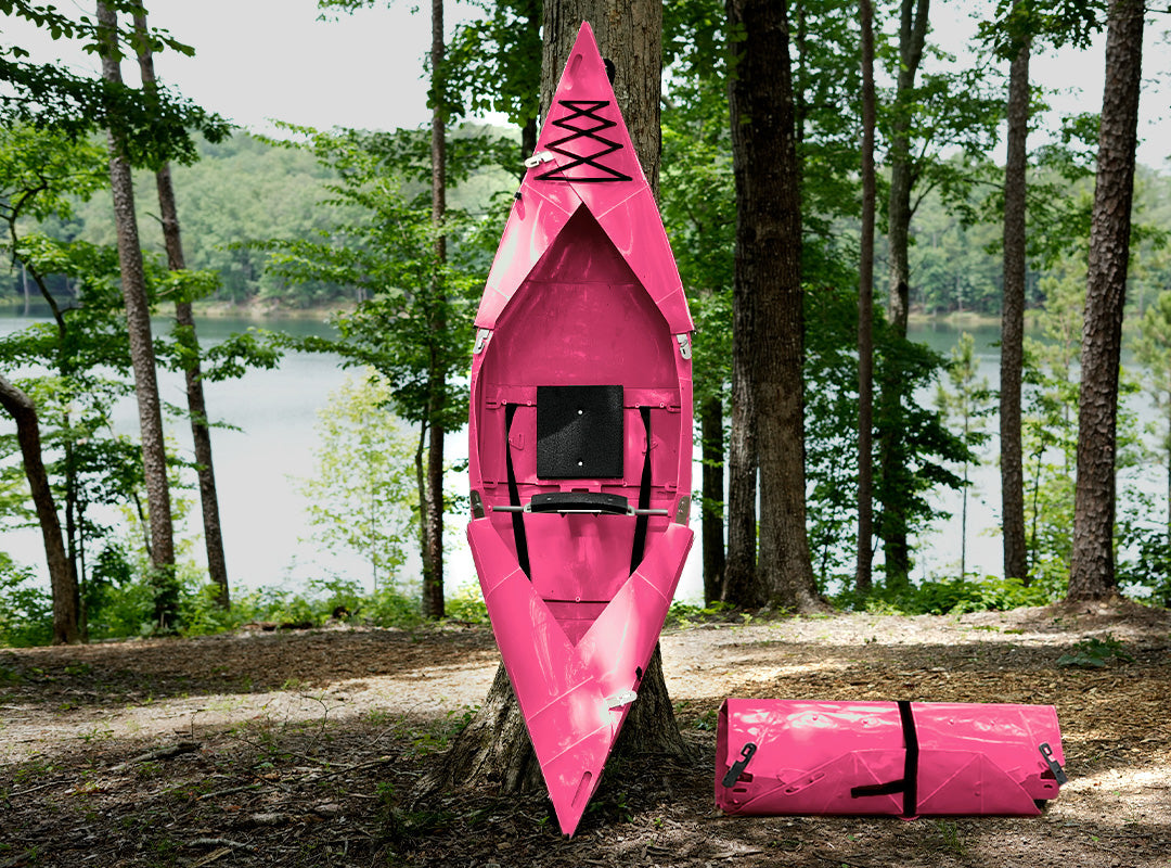 Summer Sale! Tucktec Pro Folding Kayak | Hard-Shell | 2-minute Set-up | Foldable, Portable Kayak - Energize Trek