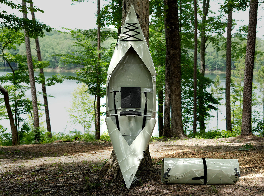 Summer Sale! Tucktec Pro Folding Kayak | Hard-Shell | 2-minute Set-up | Foldable, Portable Kayak - Energize Trek