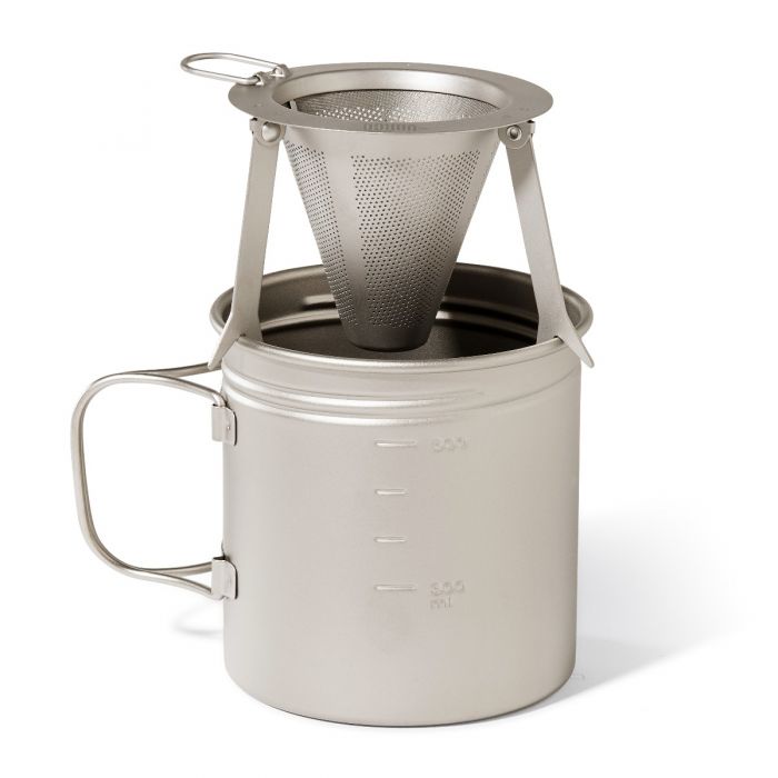 TITANIUM TRAVEL COFFEE FILTER - Energize Trek