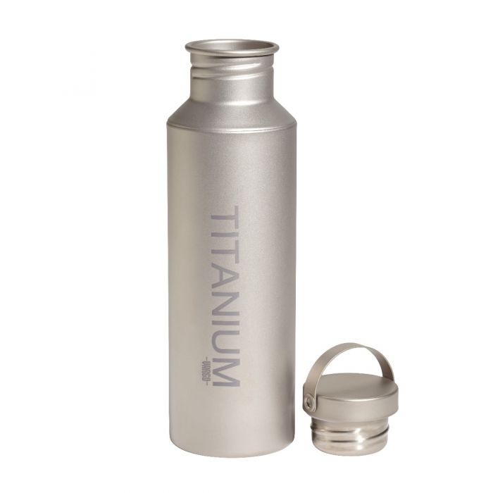 TITANIUM WATER BOTTLE WITH TI LID - Energize Trek
