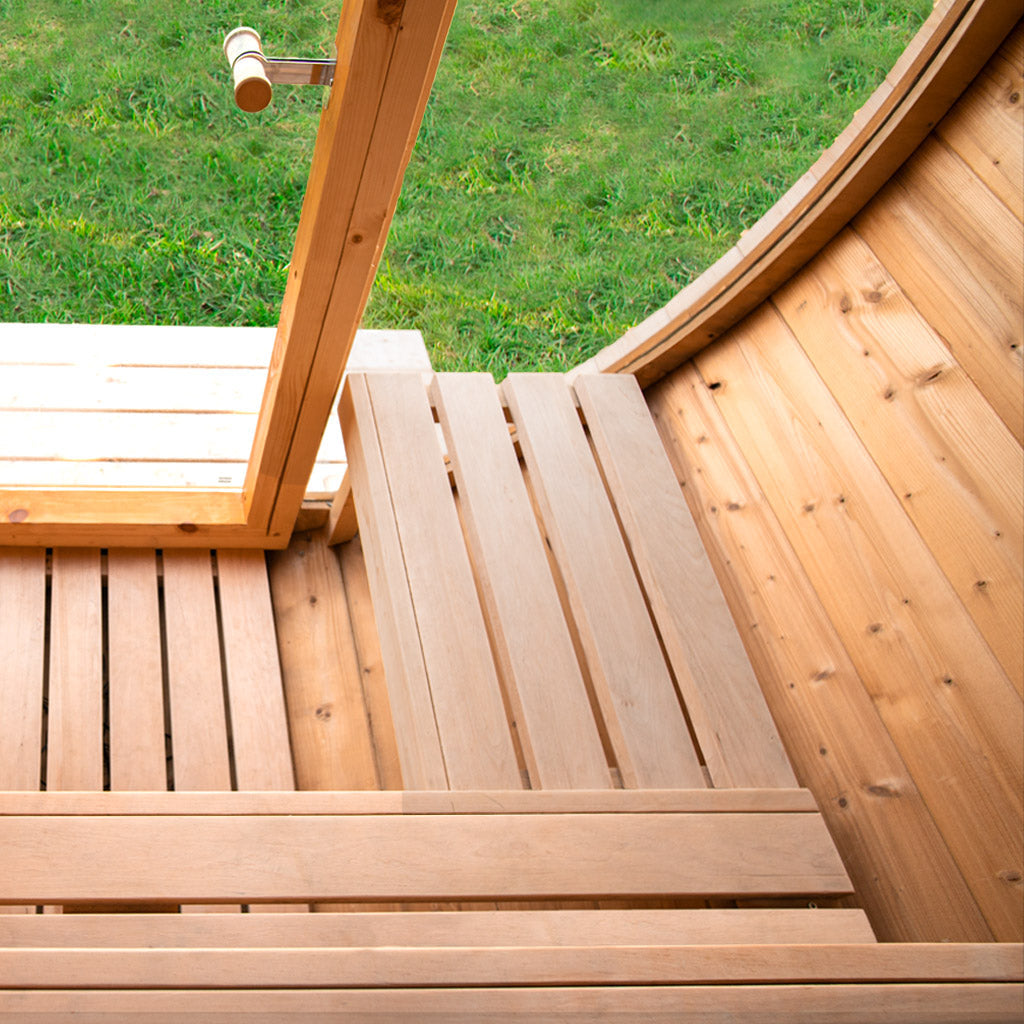 SAUNA EVOLUTION® Barrel Sauna Serenity Nature Air 3 - Energize Trek