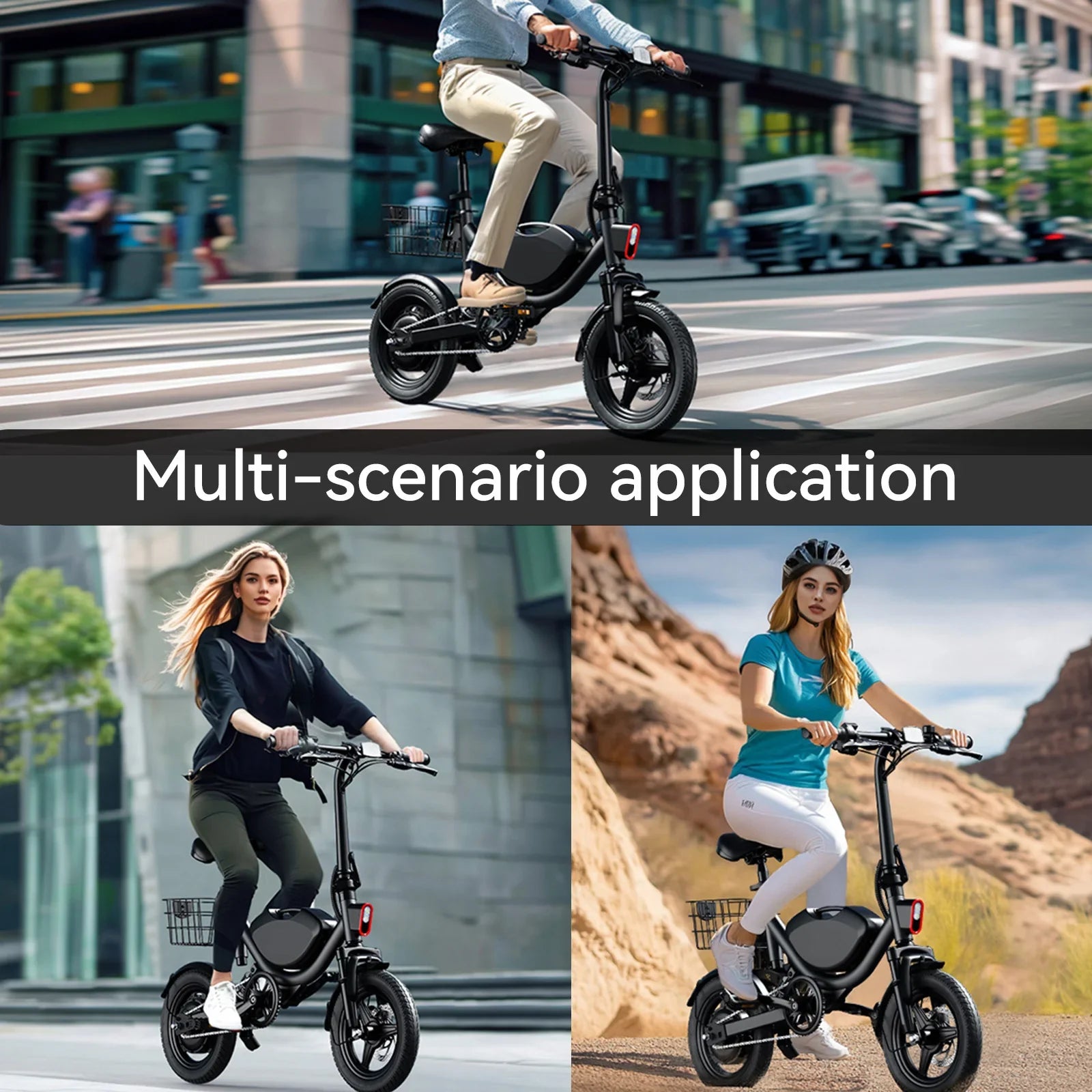 Terrosor 715W Peak Folding Electric Bicycle - Max Speed 50km/h - Energize Trek