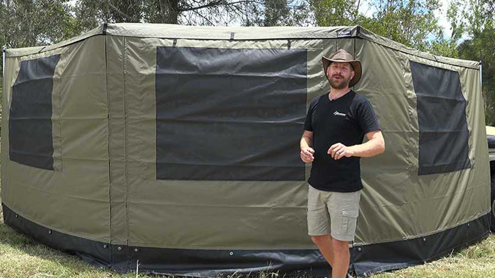 The Bush Company 180 XT MAX Awning Wall Kit - Energize Trek