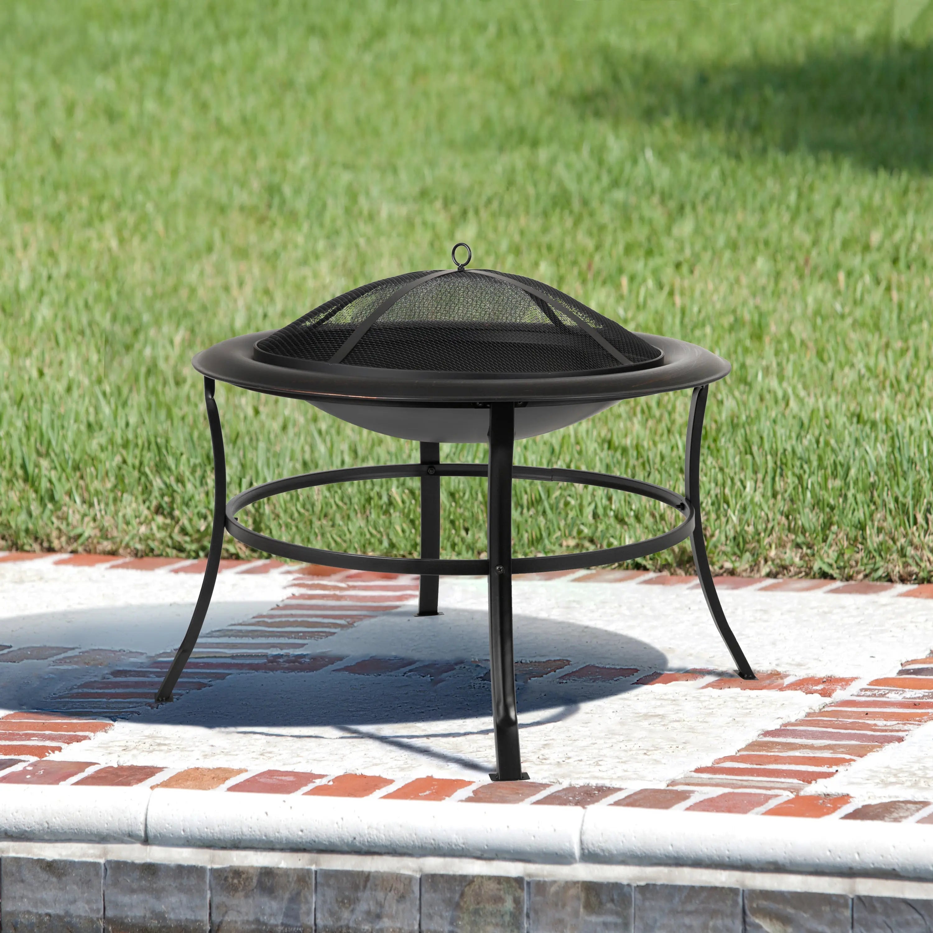 Tokia 30" Round Fire Pit - Energize Trek