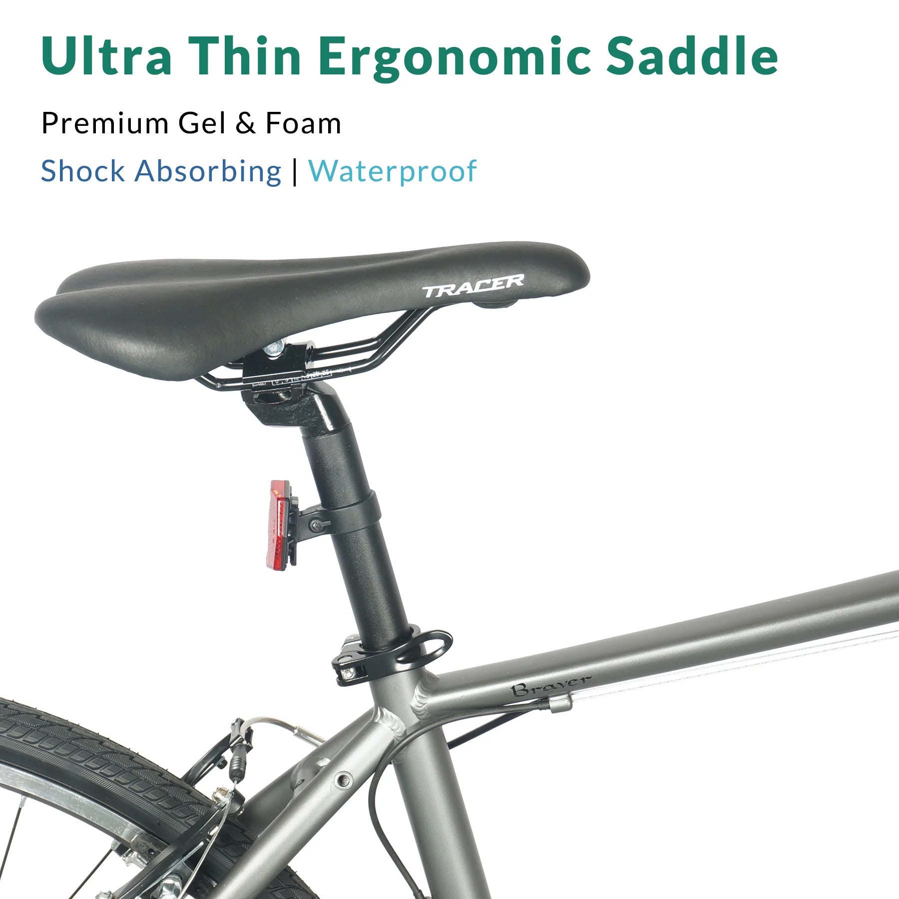 Tracer Braver 700C Hybrid Bikes Alloy Frame Sizes-450mm Shimano 21-Spees V-Brake - Energize Trek