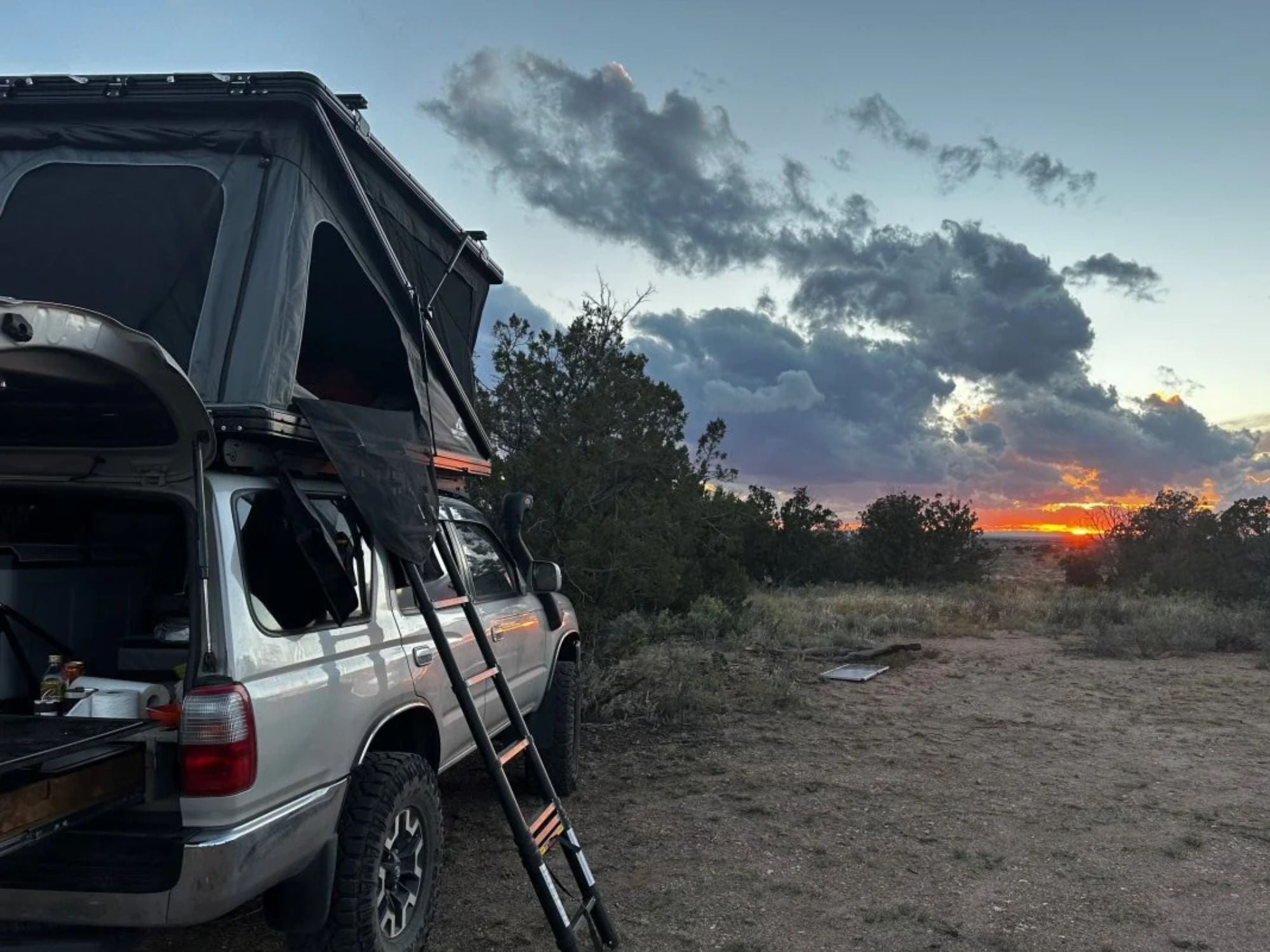 Tuff Stuff Alpine Fiftyone Aluminum Shell Roof Top Tent - 2 Person - Energize Trek