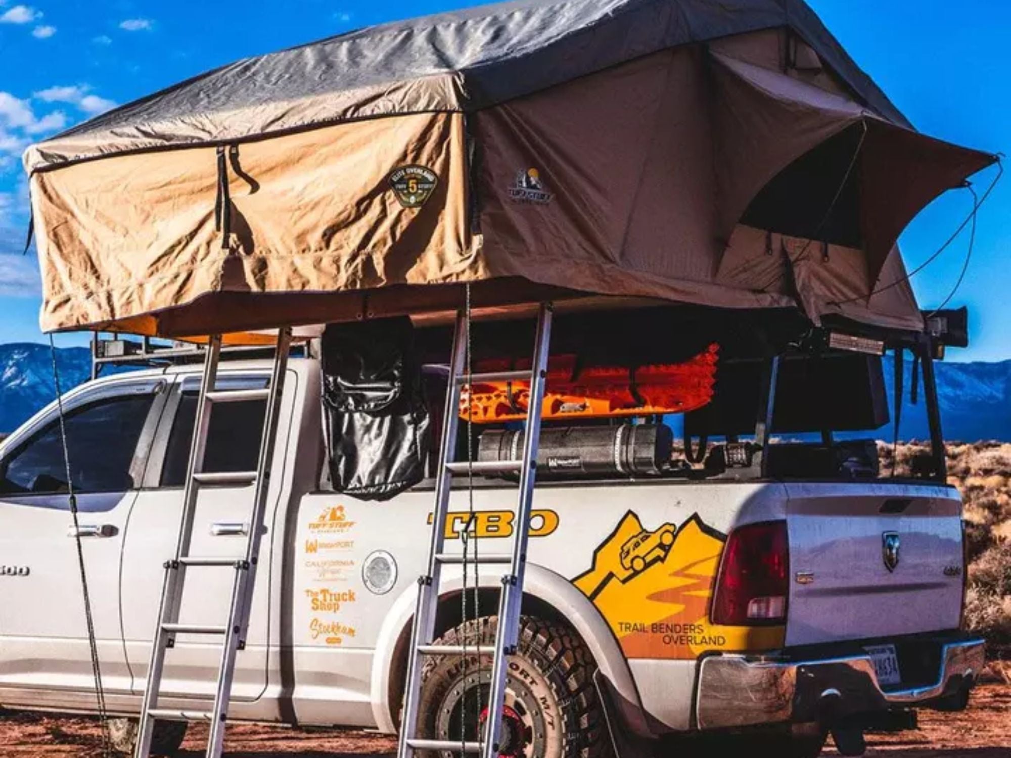Tuff Stuff Elite Overland Roof Top Tent & Annex Room - 5 Person - Energize Trek