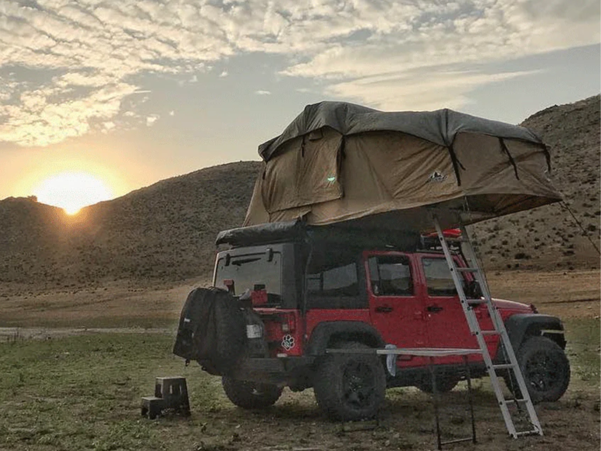 Tuff Stuff Ranger Roof Top Tent - 3 Person - Energize Trek