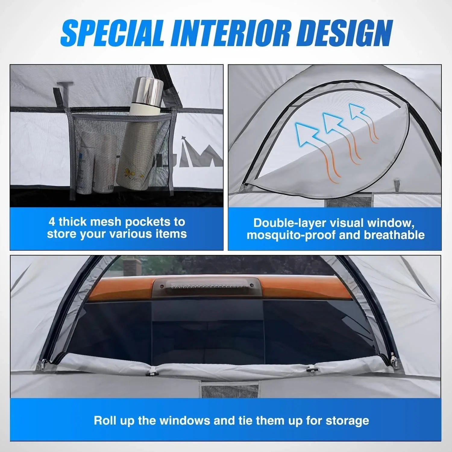 Two Person Truck Bed Tent Waterproof Outdoor Camping - Energize Trek