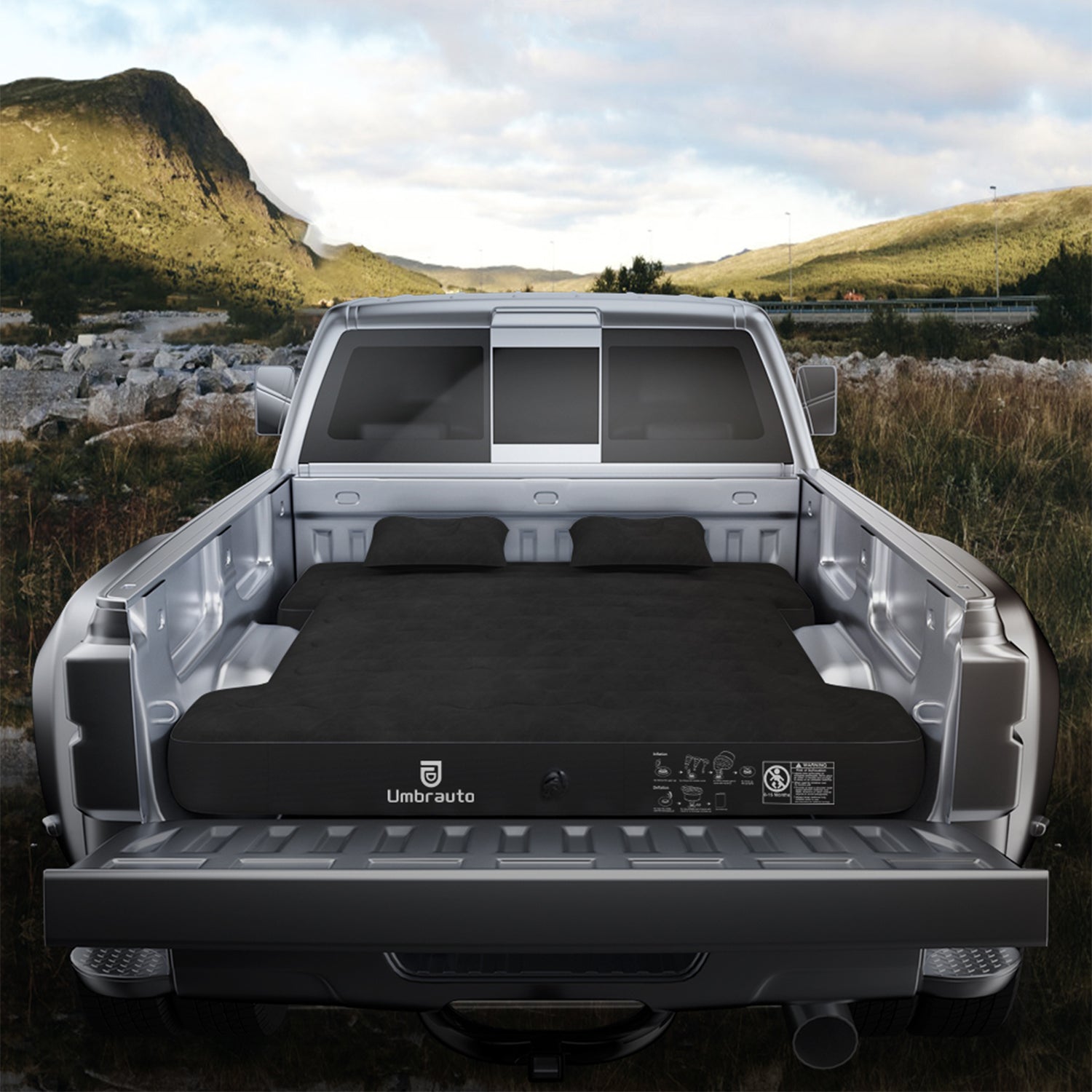 Umbrauto 5.5-5.8 FT Full Size Truck Bed Air Mattress 1.0,Multiple Colors - Energize Trek