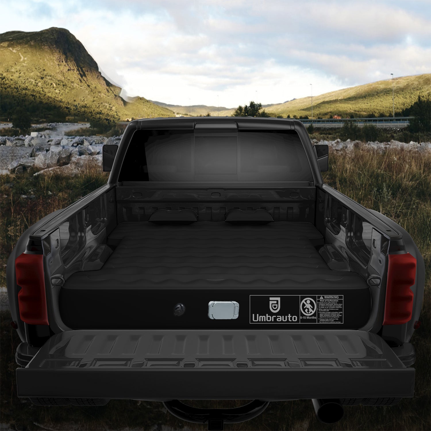 Umbrauto 5.5-6.5ft Built-in Pump Truck Bed Air Mattress 3.0 - Energize Trek