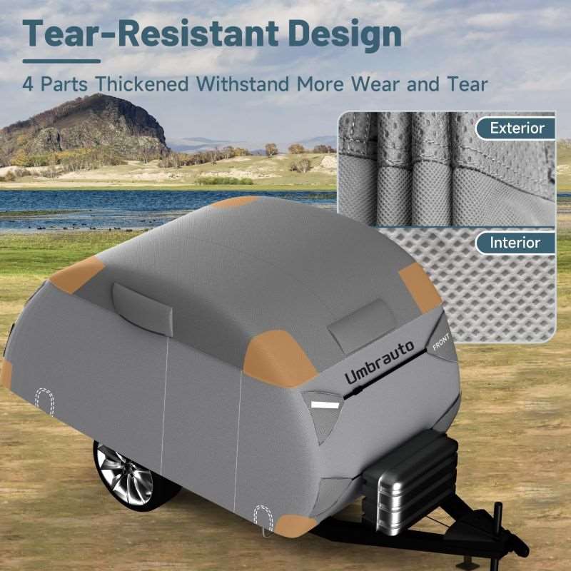 Umbrauto 7 Layers Teardrop Travel Trailer Cover - Energize Trek