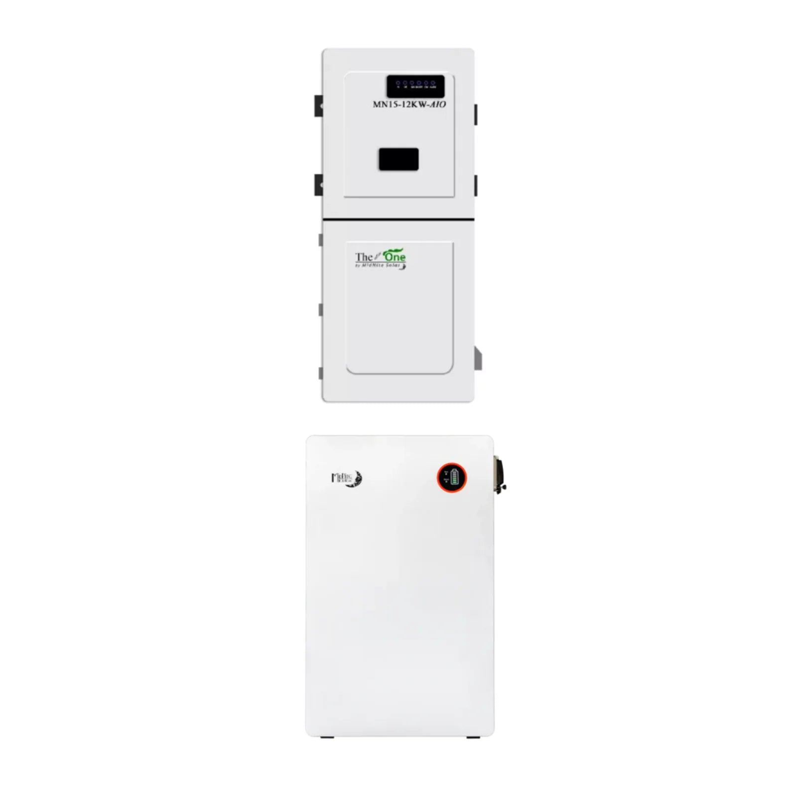 Midnite Power Outdoor Wallmount LiFePO4 Battery | 51.2v 310Ah 16.1 kWh |  + Midnite Power TheOne 15kW PV Input | 11.4kW Output - Energize Trek