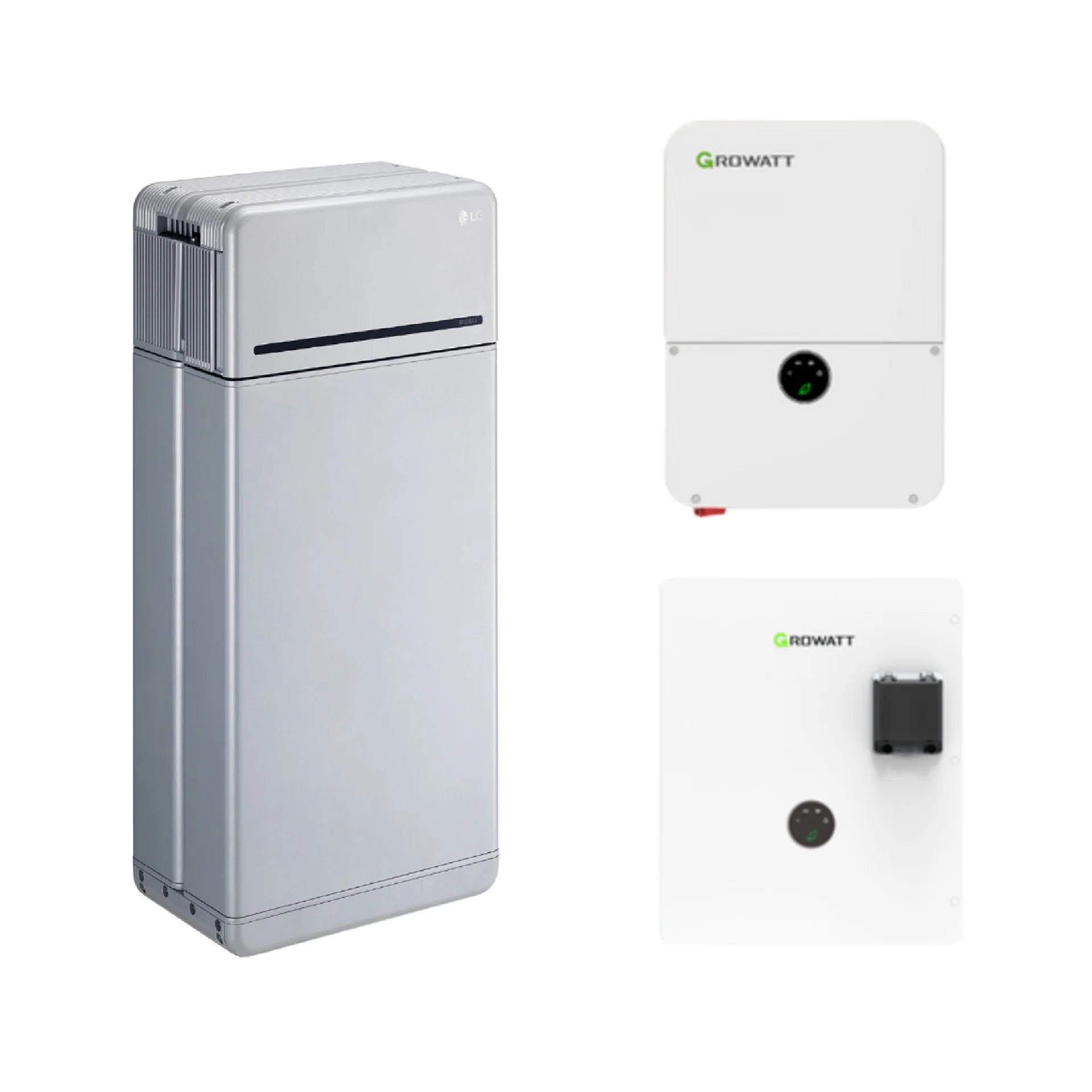 LG 16H Prime 16kWh High Voltage Battery Bundle with Growatt 7.6kW or 11.4kW Grid-Tie Inverter - Energize Trek