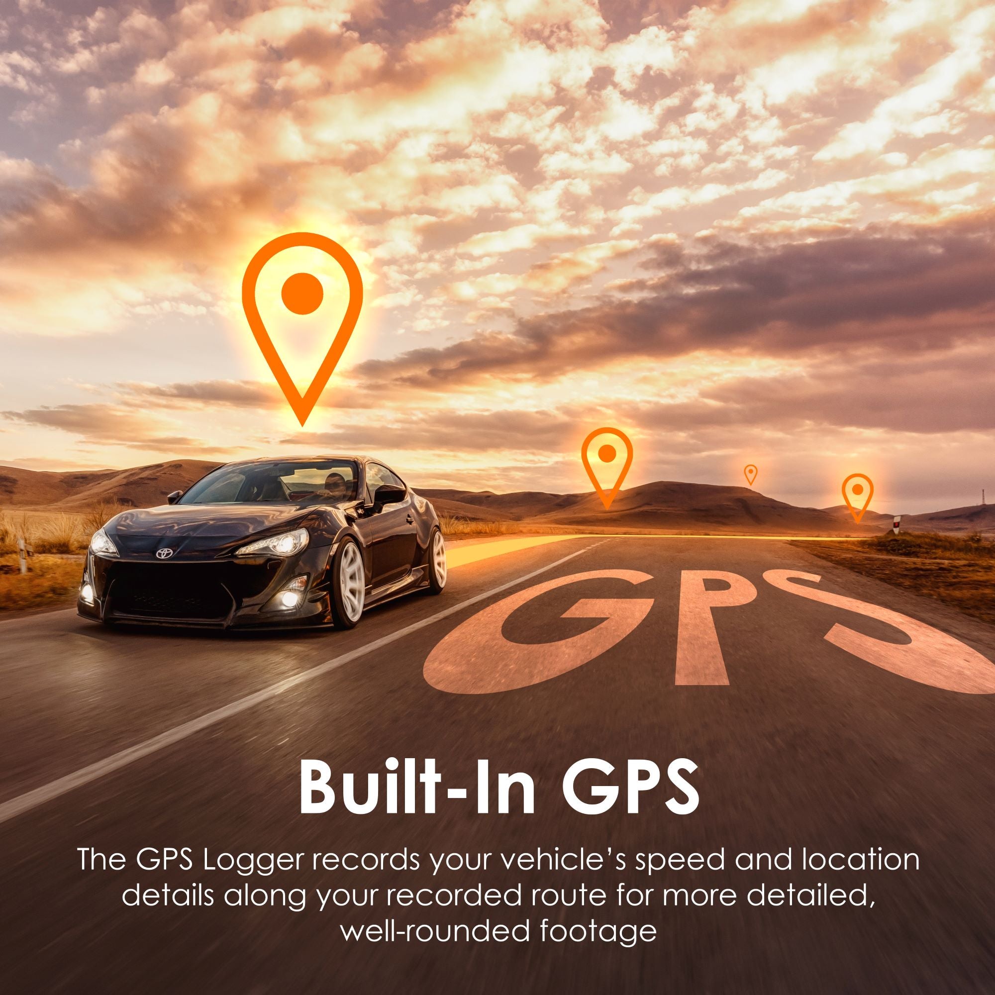 Rexing V1P SE 4K Dual Channel Car Dash Cam w/ GPS, Wi-Fi & Bonus CPL Filters - Energize Trek