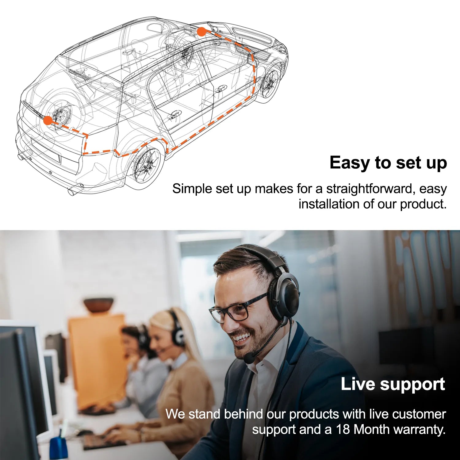 Rexing V5 Bundle Dash Cam 3-Channel Premium 4K with Wi-Fi and GPS - Energize Trek