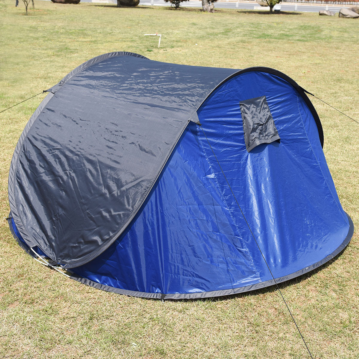 Waterproof 3-4 Person Camping Tent Automatic Pop Up Quick Shelter Outdoor Hiking - Energize Trek